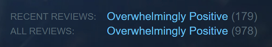 Steam rating